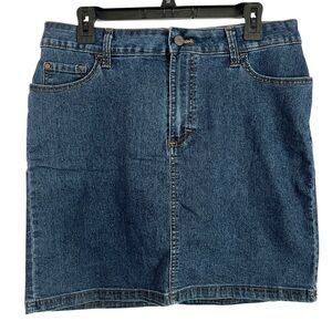 Lee Women's Classic Blue Midi Skort